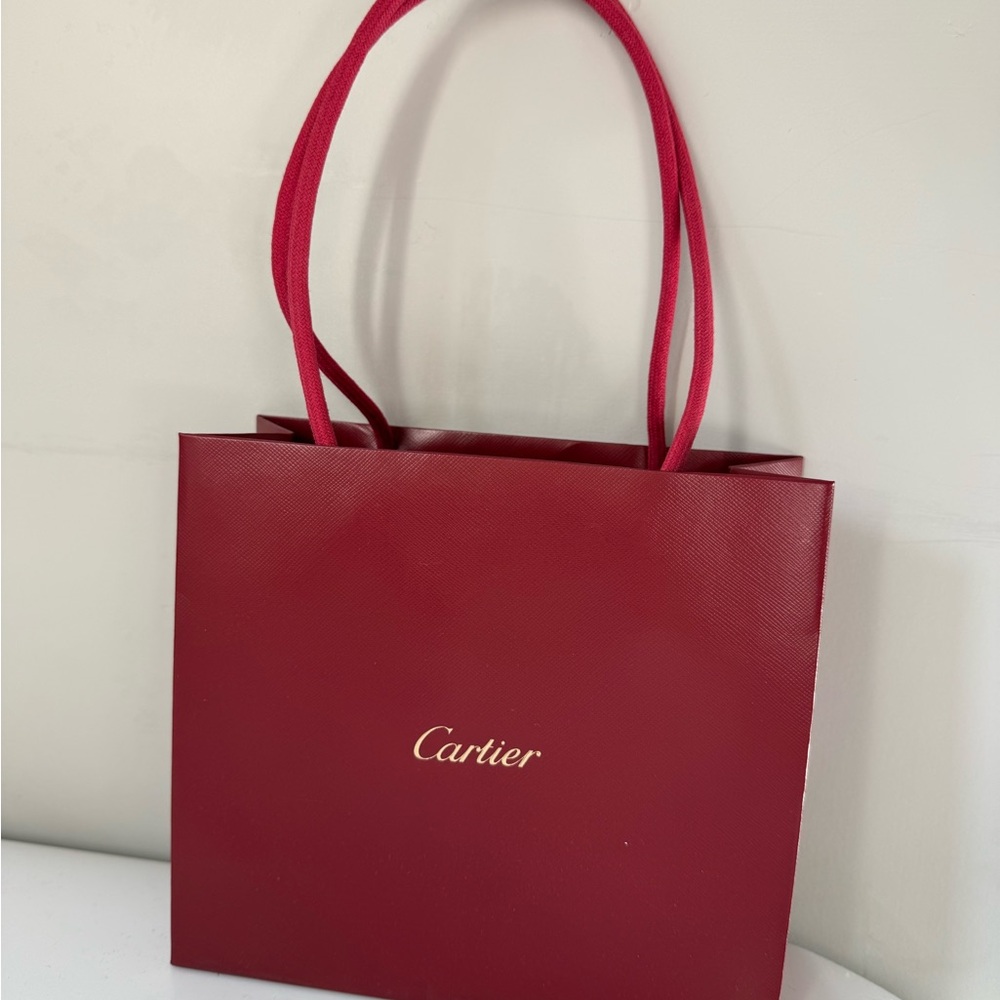 Cartier Deep Red Tote Bag